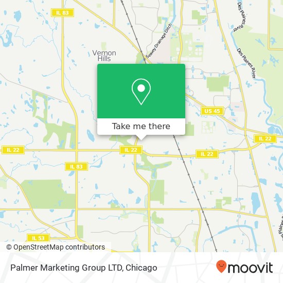 Mapa de Palmer Marketing Group LTD