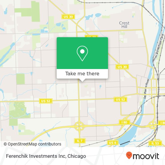 Ferenchik Investments Inc map