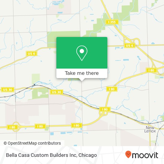 Bella Casa Custom Builders Inc map