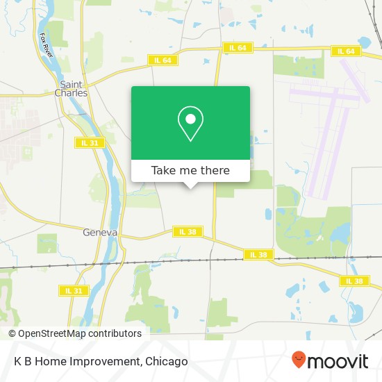 K B Home Improvement map