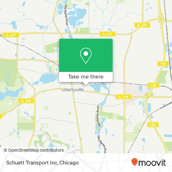 Schuett Transport Inc map