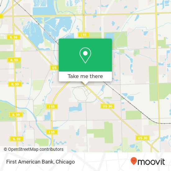 Mapa de First American Bank