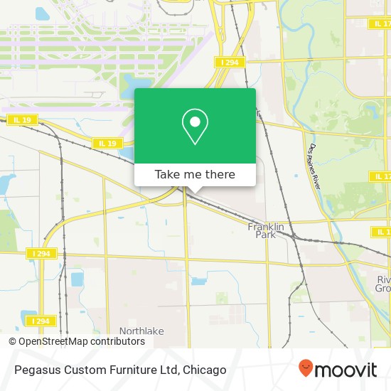 Pegasus Custom Furniture Ltd map