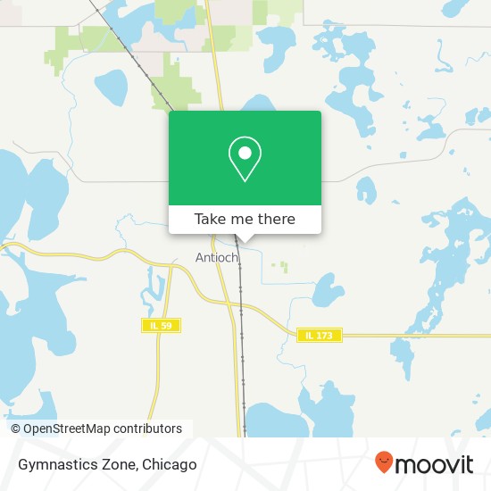 Gymnastics Zone map