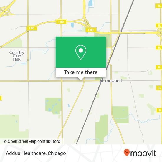 Addus Healthcare map