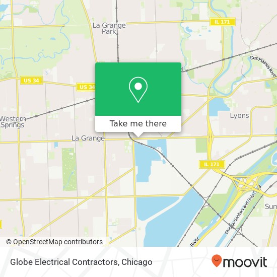 Mapa de Globe Electrical Contractors