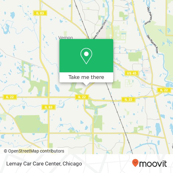 Mapa de Lemay Car Care Center