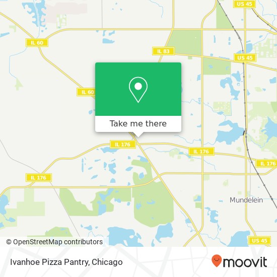 Ivanhoe Pizza Pantry map