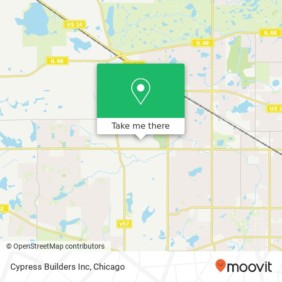 Cypress Builders Inc map