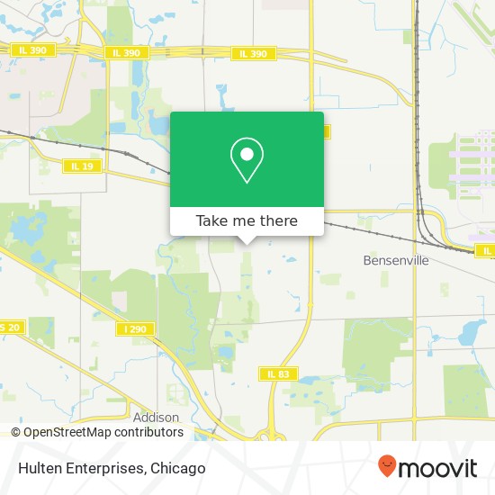 Hulten Enterprises map