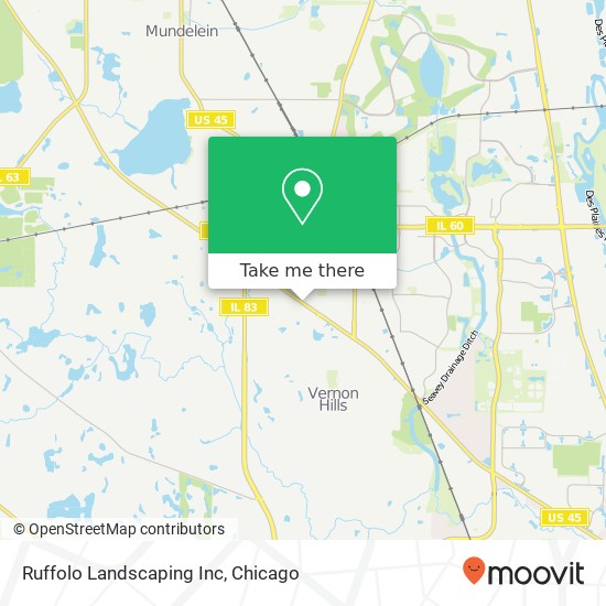 Ruffolo Landscaping Inc map