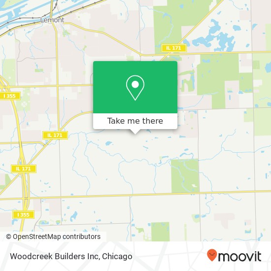 Woodcreek Builders Inc map