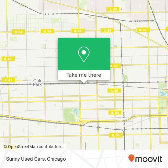 Sunny Used Cars map