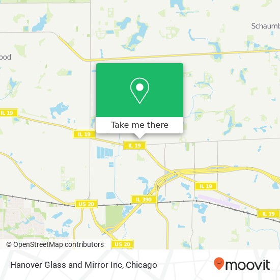 Mapa de Hanover Glass and Mirror Inc
