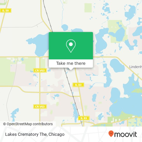 Mapa de Lakes Crematory The