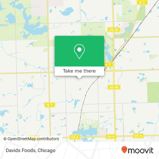 Davids Foods map