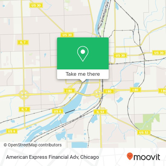 American Express Financial Adv map