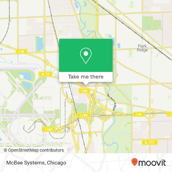 McBee Systems map