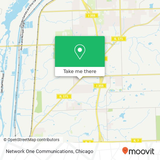 Network One Communications map