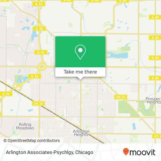 Arlington Associates-Psychlgy map