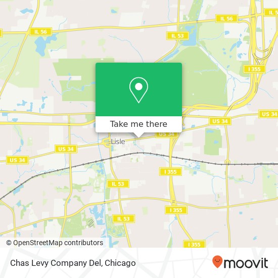 Mapa de Chas Levy Company Del