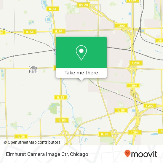 Mapa de Elmhurst Camera Image Ctr