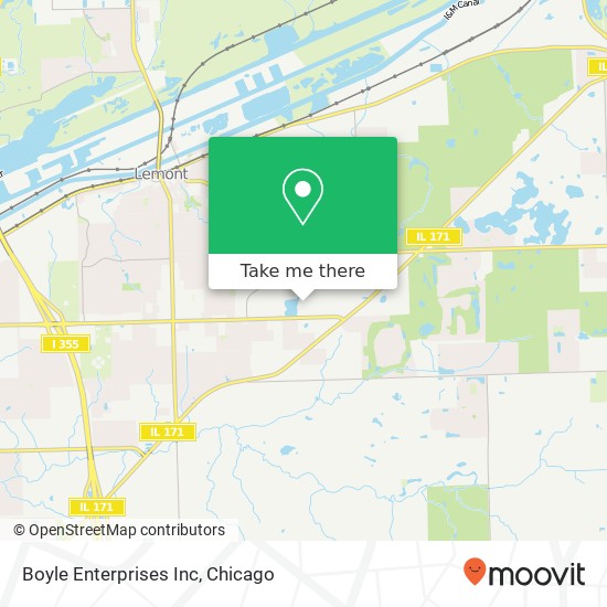 Boyle Enterprises Inc map