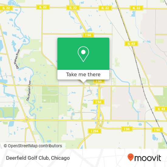 Deerfield Golf Club map