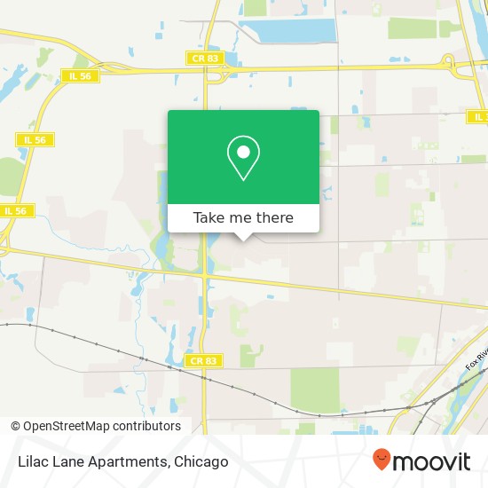 Lilac Lane Apartments map