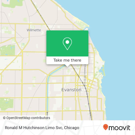 Ronald M Hutchinson Limo Svc map