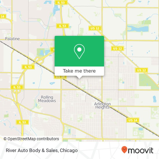 Mapa de River Auto Body & Sales