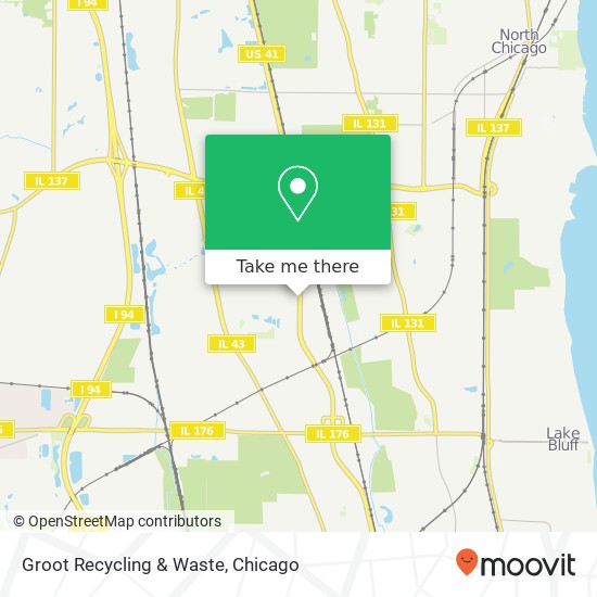 Groot Recycling & Waste map