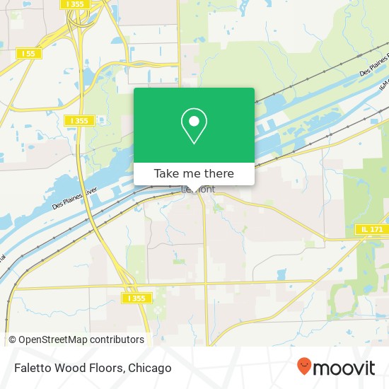 Faletto Wood Floors map