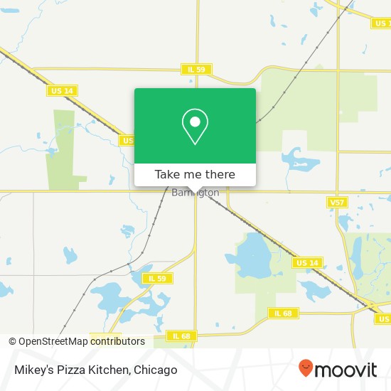 Mikey's Pizza Kitchen map