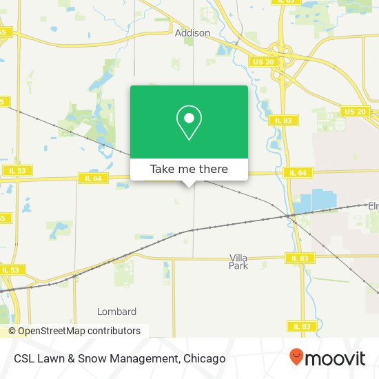 CSL Lawn & Snow Management map