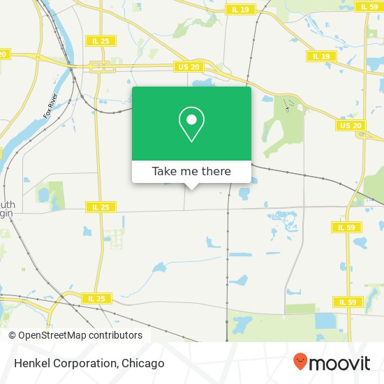 Henkel Corporation map