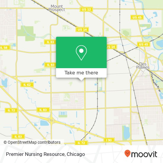 Premier Nursing Resource map