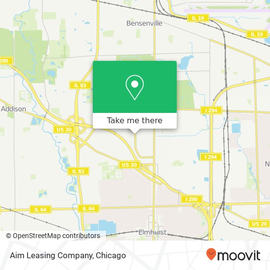 Aim Leasing Company map