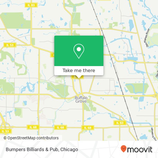 Bumpers Billiards & Pub map