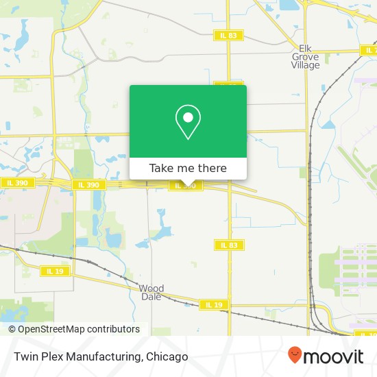 Twin Plex Manufacturing map