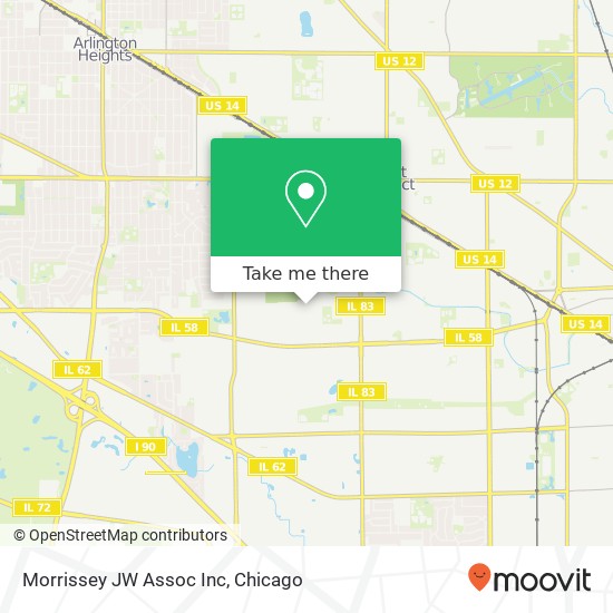 Mapa de Morrissey JW Assoc Inc