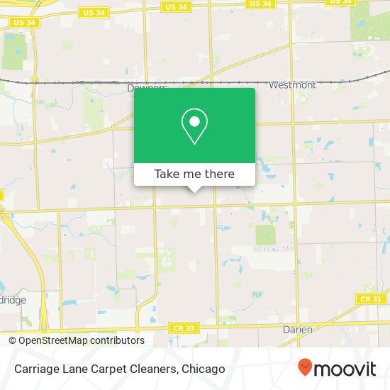 Mapa de Carriage Lane Carpet Cleaners