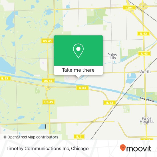 Timothy Communications Inc map