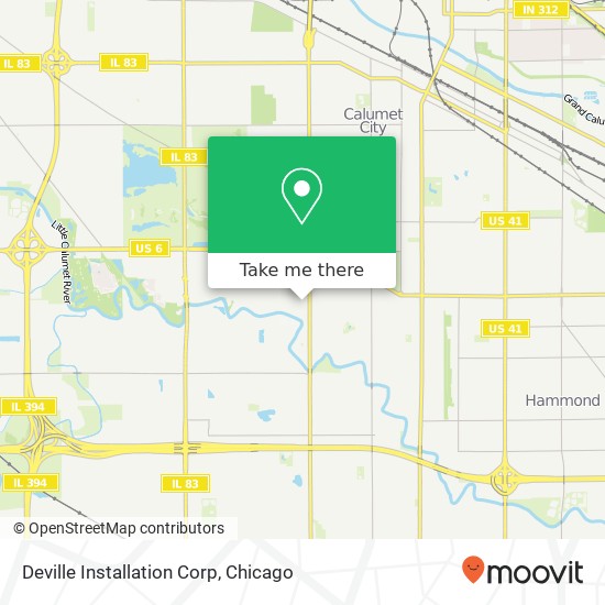 Deville Installation Corp map