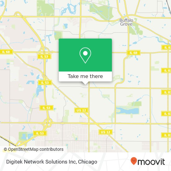 Digitek Network Solutions Inc map