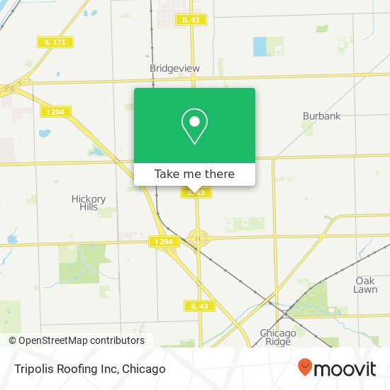 Tripolis Roofing Inc map