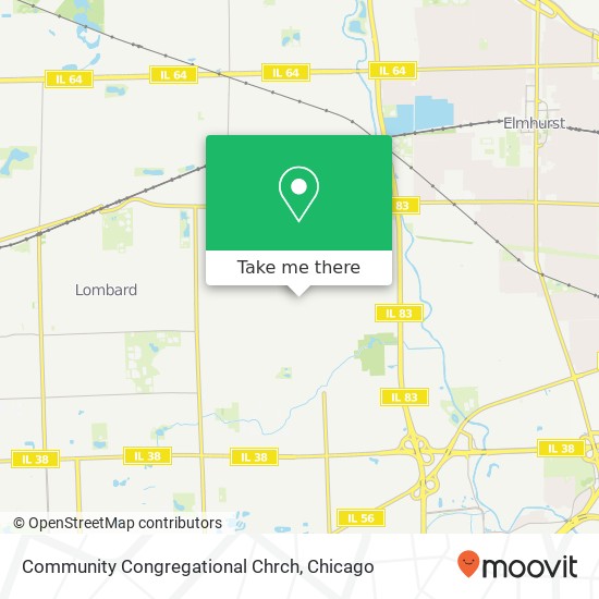 Community Congregational Chrch map