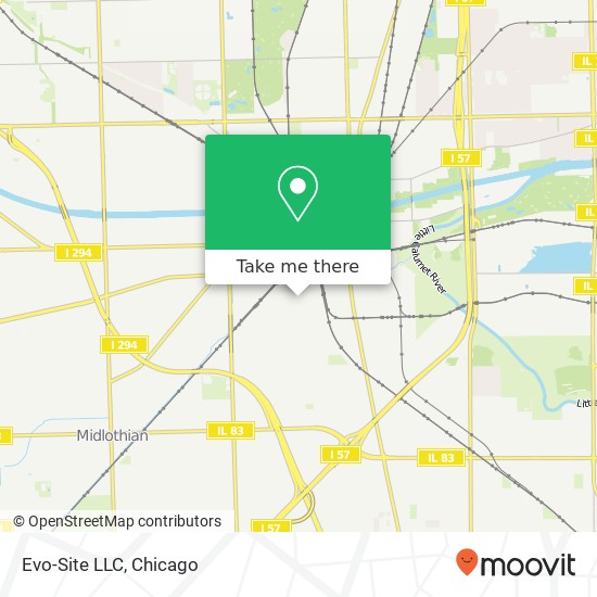 Mapa de Evo-Site LLC