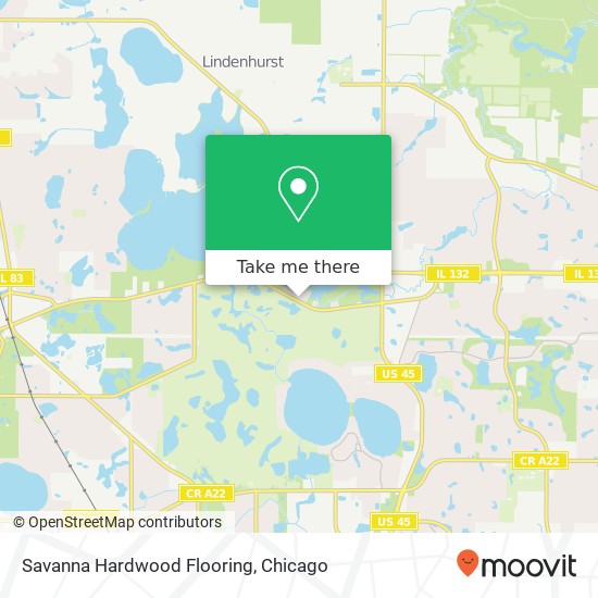 Savanna Hardwood Flooring map