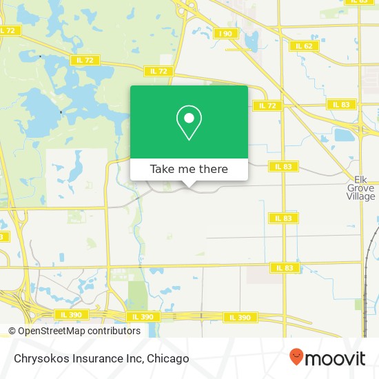 Mapa de Chrysokos Insurance Inc